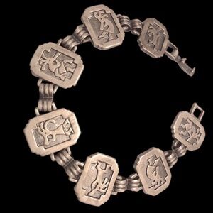 Vintage native tribal Kokopelli Bracelet